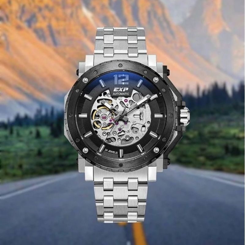 Jam Tangan Pria Original Expedition EXP E6402M Automatic Spesial Edition