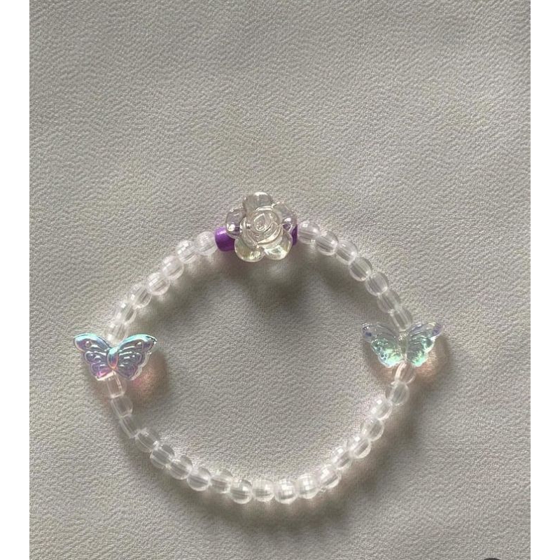 gelang manik kristal premium