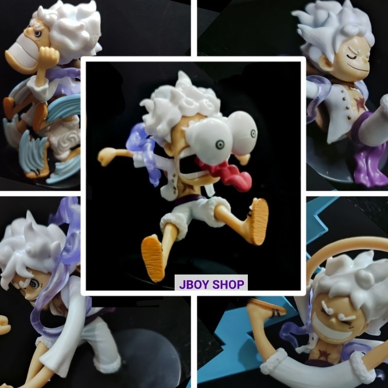 Action Figure One piece Luffy Gear 5 Lucu / Action Figure One Piece / Gear 5 Sun God Nika