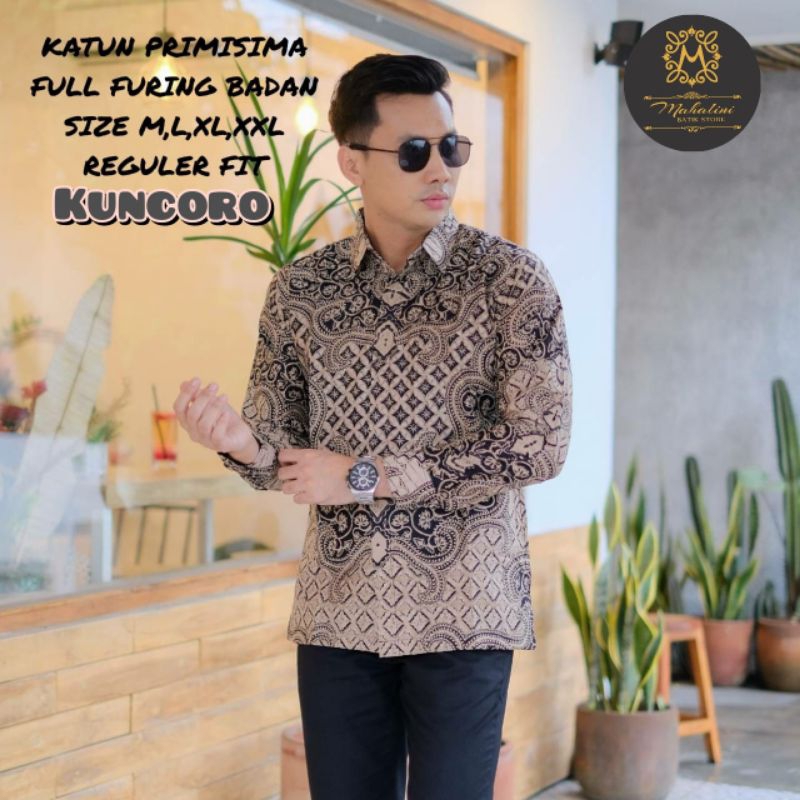 BATIK KUNCORO/ORI MAHALINI/BATIK SOLO/LENGAN PANJANG