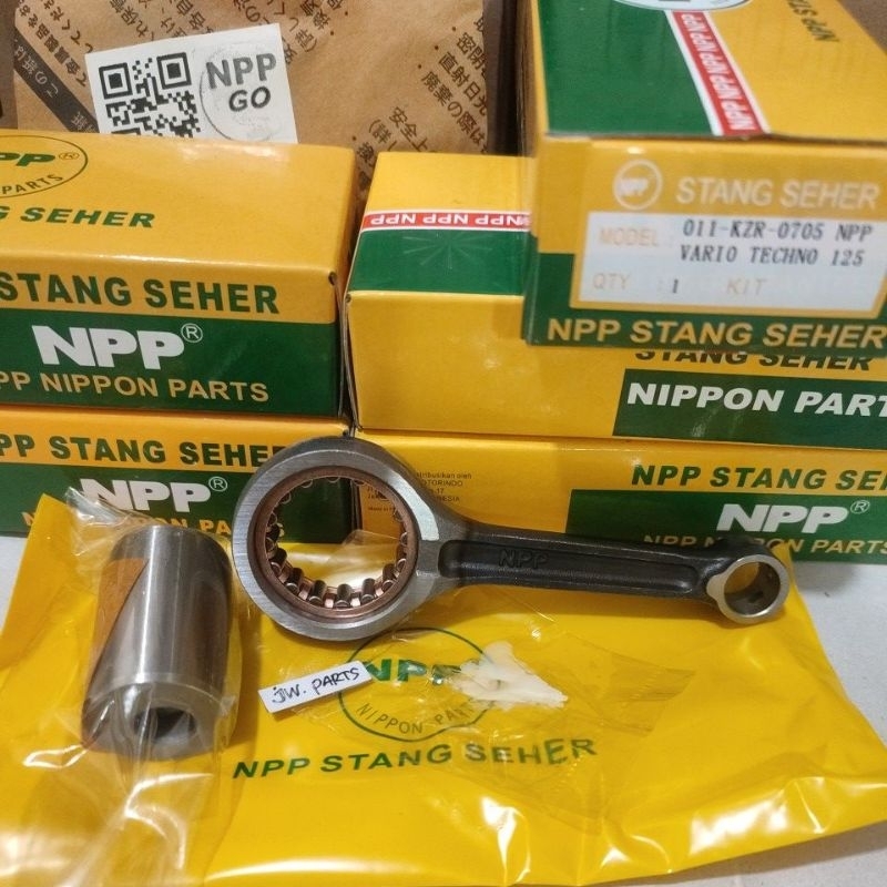 stang piston / stang seher / conrod / con rod KZR vario techno 125, vario 125 led NPP