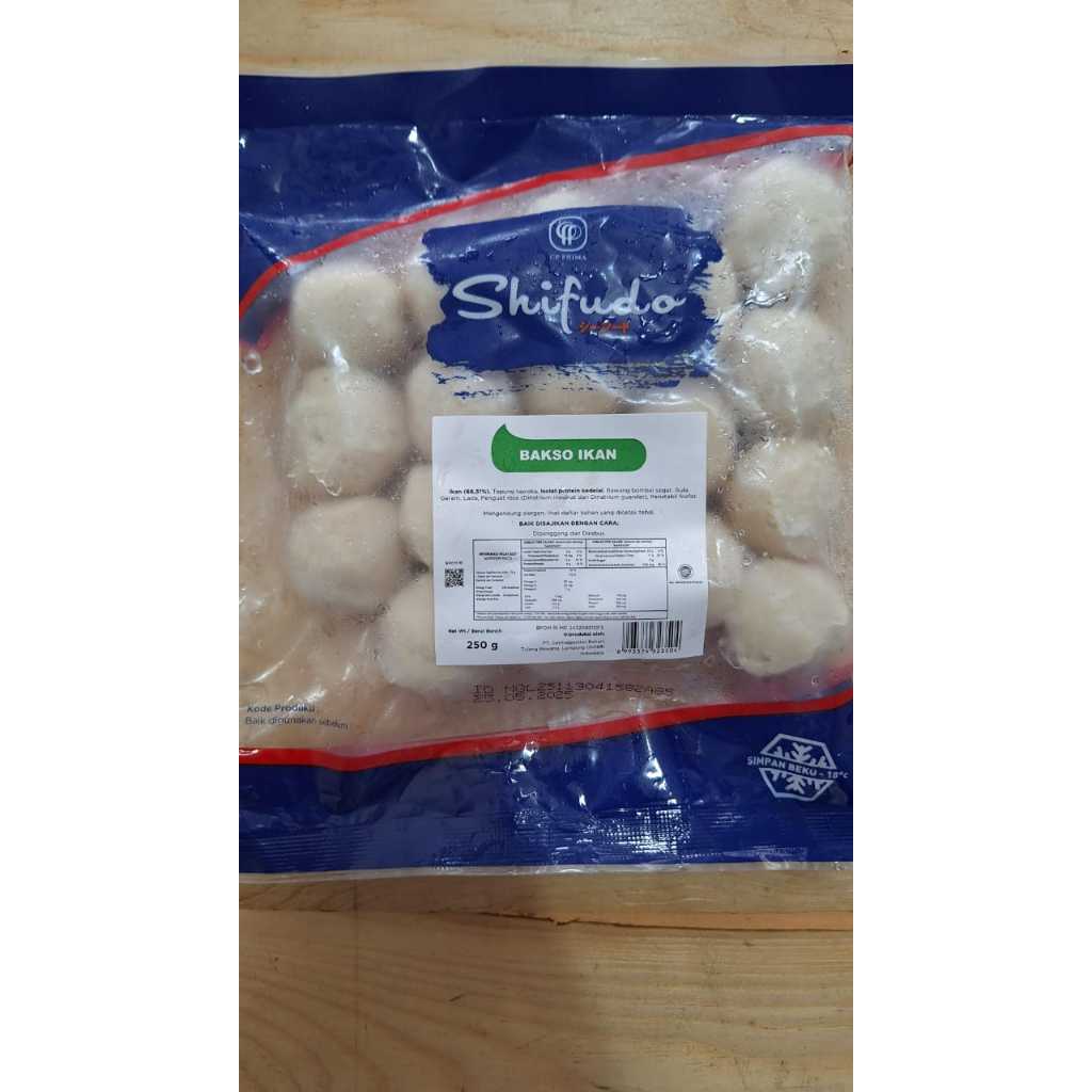 

Shifudo Bakso Ikan 250gr & 500gr