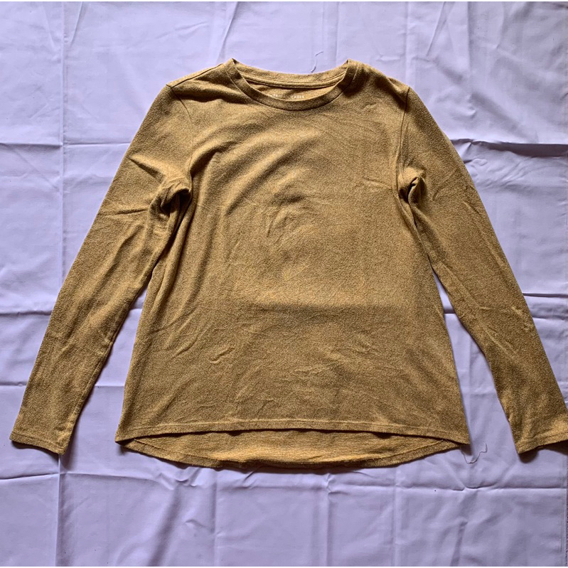 [Preloved] American Eagle Yellow Long T-shirt