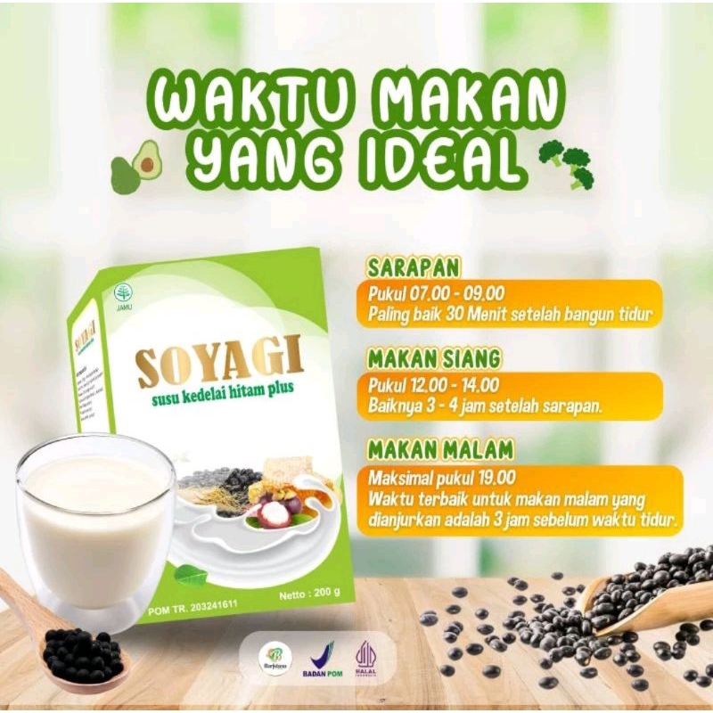 

SOYAGI susu diet | susu kedelai hitam 200gr