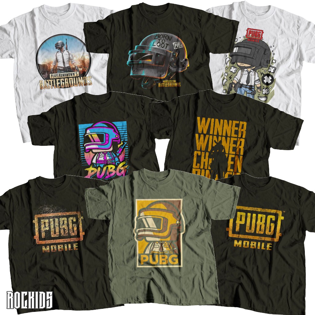 pubg - kids wear - kaos anak pubg - kaos pubg anak - pubg tshirt kids - pubg tees - pubg kids - kaos