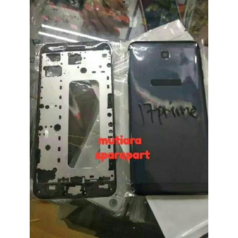 CAASING KESSING FULLSET HP SAMSUNG J7 PRIME ORIGINAL FRAME LCD PLUS BACK DOOR/ TUTUP BATREI