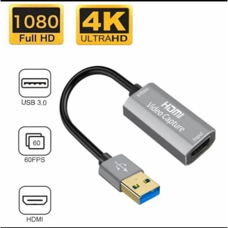 HDMI Video Cupture Cable Card NYK To USB 3.0 Full HD 1080P 4K HDMI Cupture 3.0