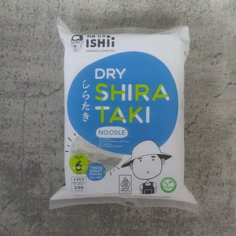 

Mie kering shirataki / Mie shirataki / Dry shirataki noodle