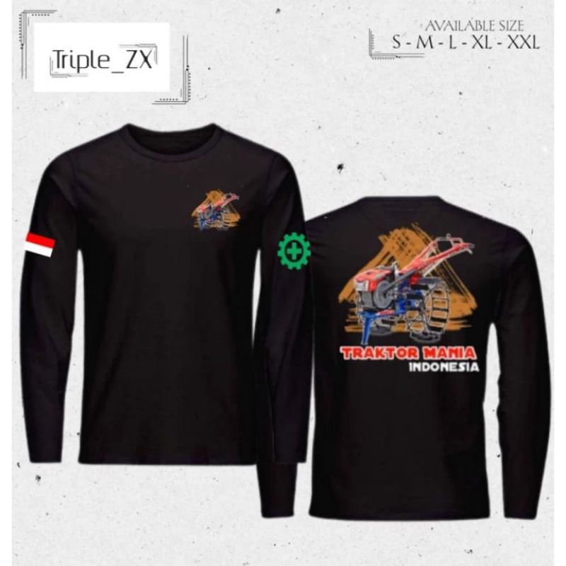 KAOS LENGAN PANJANG TRAKTOR MANIA INDONESIA