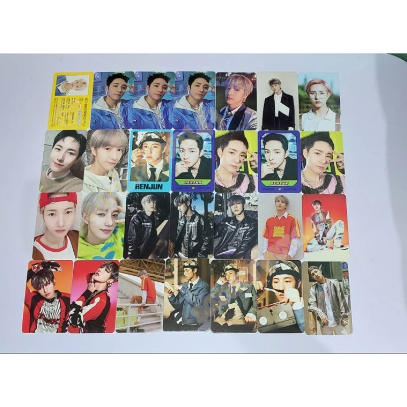 PHOTOCARD NCT DREAM RENJUN CAFE GLITCH MODE DIGIPACK RESONANCE ID DEPARTURE DAD AGENT JEWEL MATCHING