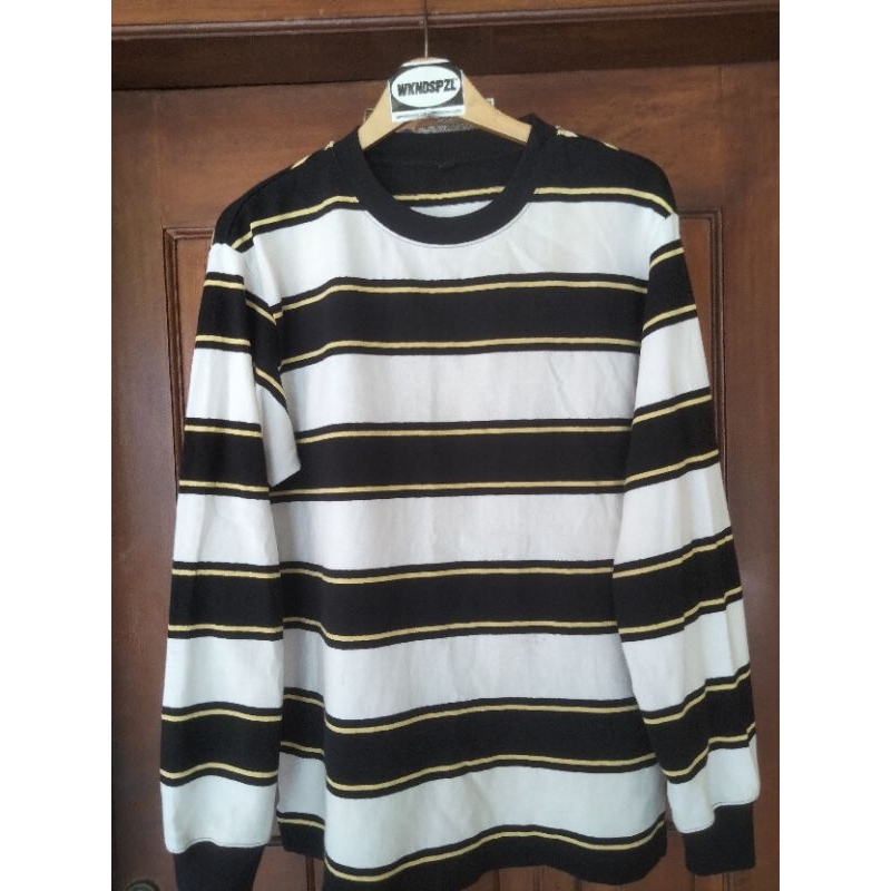 crewneck uniqlo stripe
