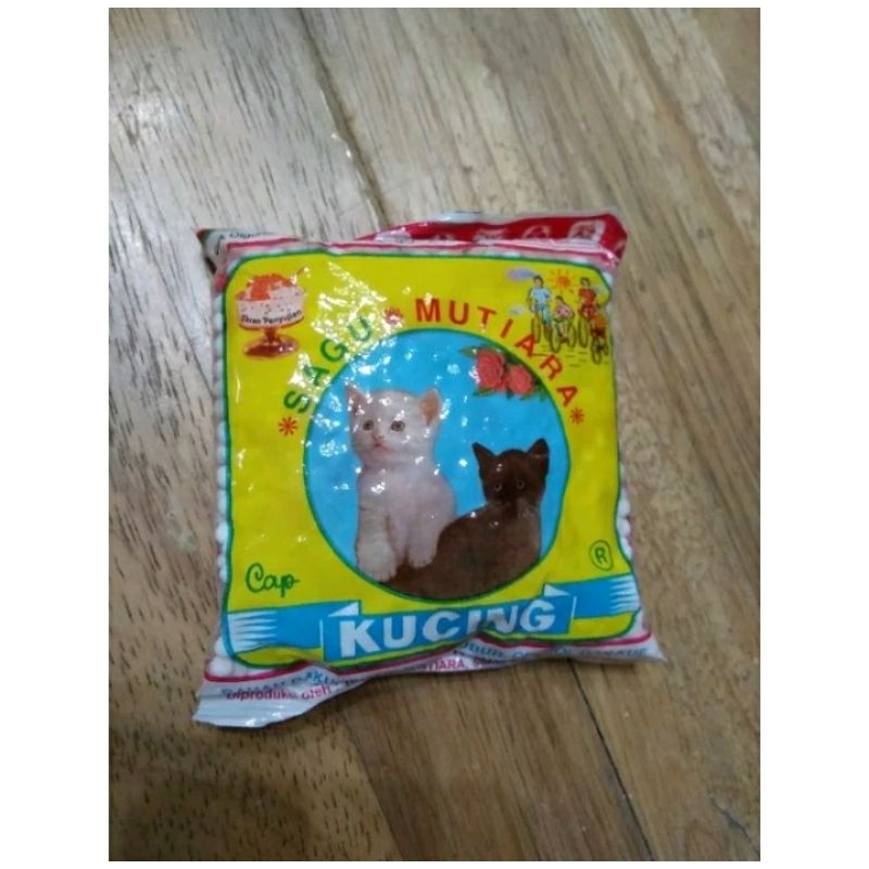 

Sagu Mutiara Mentah Sagu Bubur 100gr Cap Kucing Siap Kirim