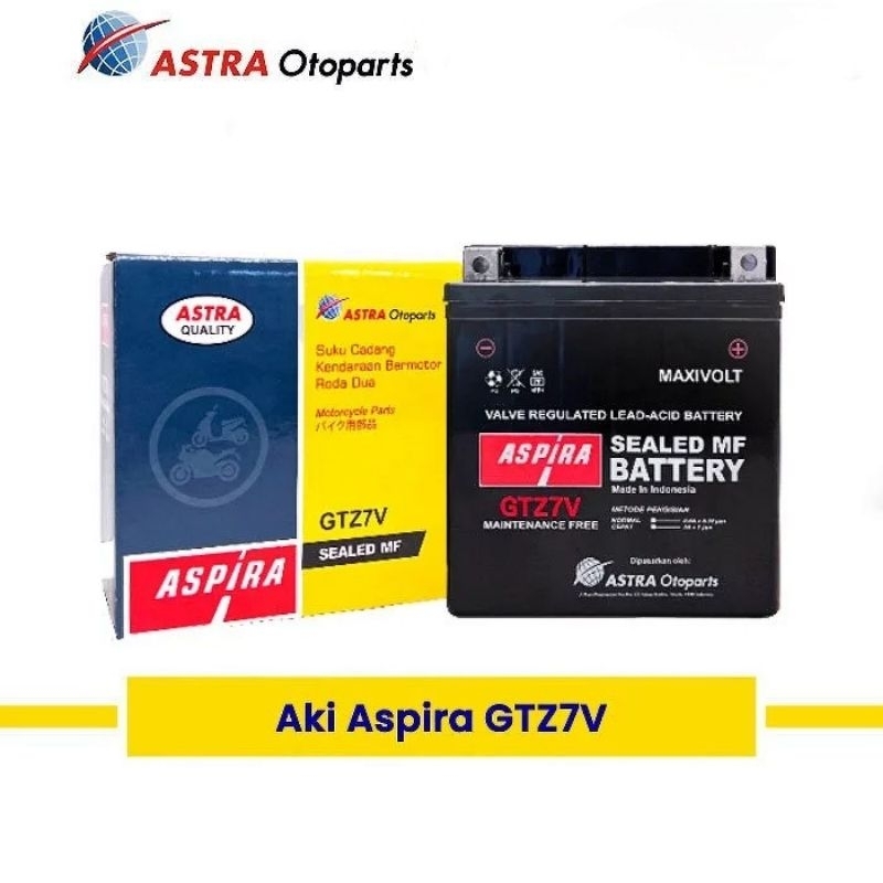 Aki Motor NMAX OLD NMAX LAMA AEROX OLD AEROX NEW ABS ASPIRA GTZ7V ORIGINAL AKI KERING