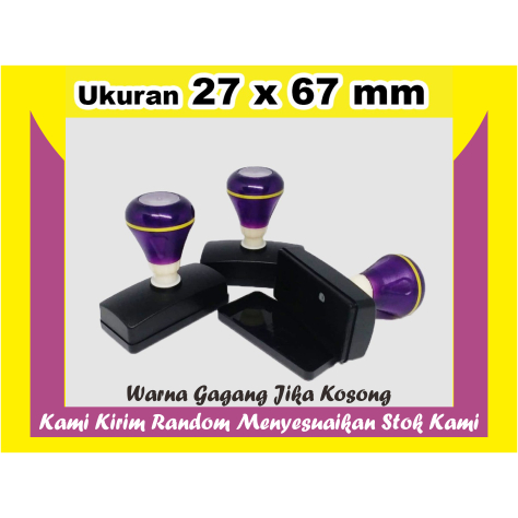 

Stempel Flash UKURAN KOTAK 27x67mm ( 2X6CM )