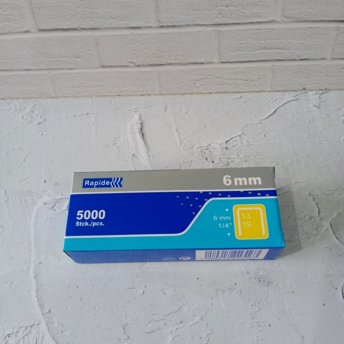 

Isi stapler 13/6 rapide staples tembak angin 5000 pcs isi staples Staples 13/6 rapide isi 5000 Pcs Staples R23