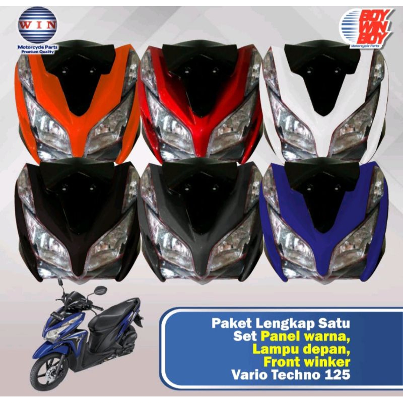 COVER BODY DEPAN HONDA VARIO 125 OLD+REPLEKTOR