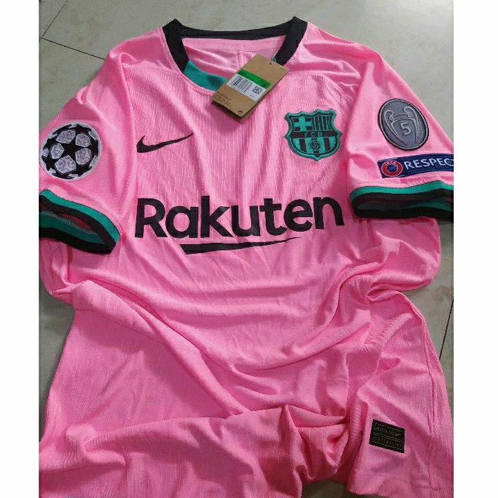 Jersey Barca 3rd 2020/21 Player Issue Full Patch UCL
