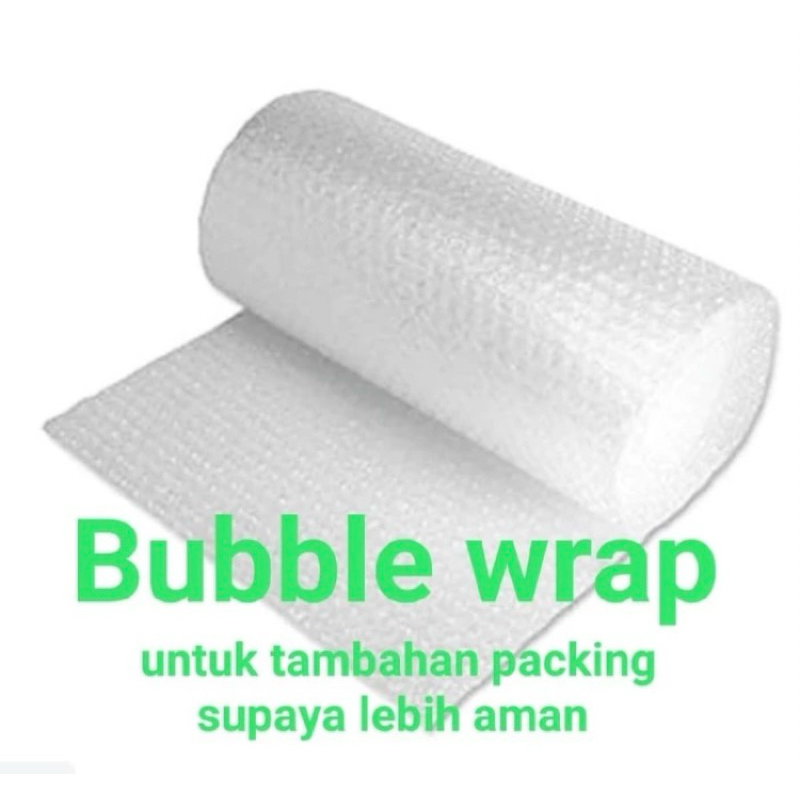 

penambahan packing bubble wrap