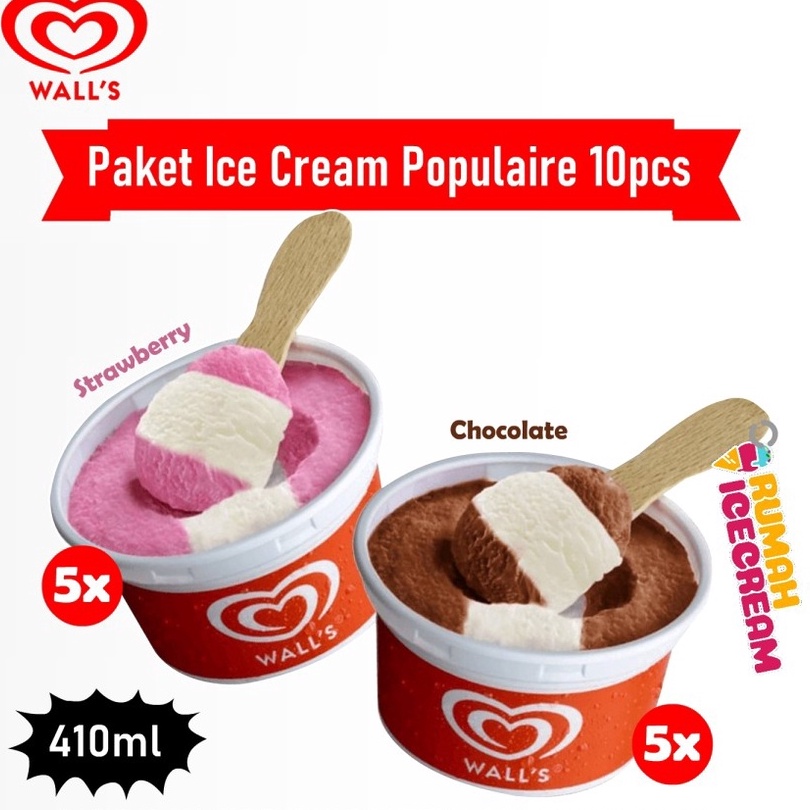 

RZJB32 READY STOK Paket Ice Cream Es Krim Populaire Walls 1pcs