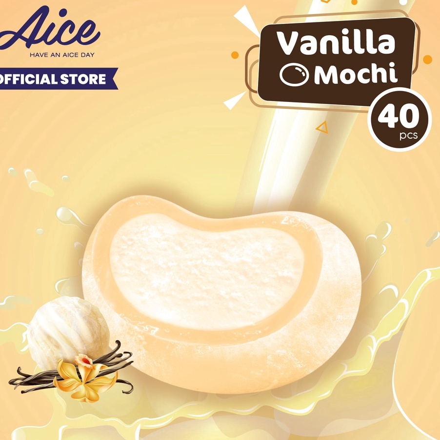 

QRNG776 STAR Aice Ice Cream Mochi Vanilla 1 karton 4 pcs