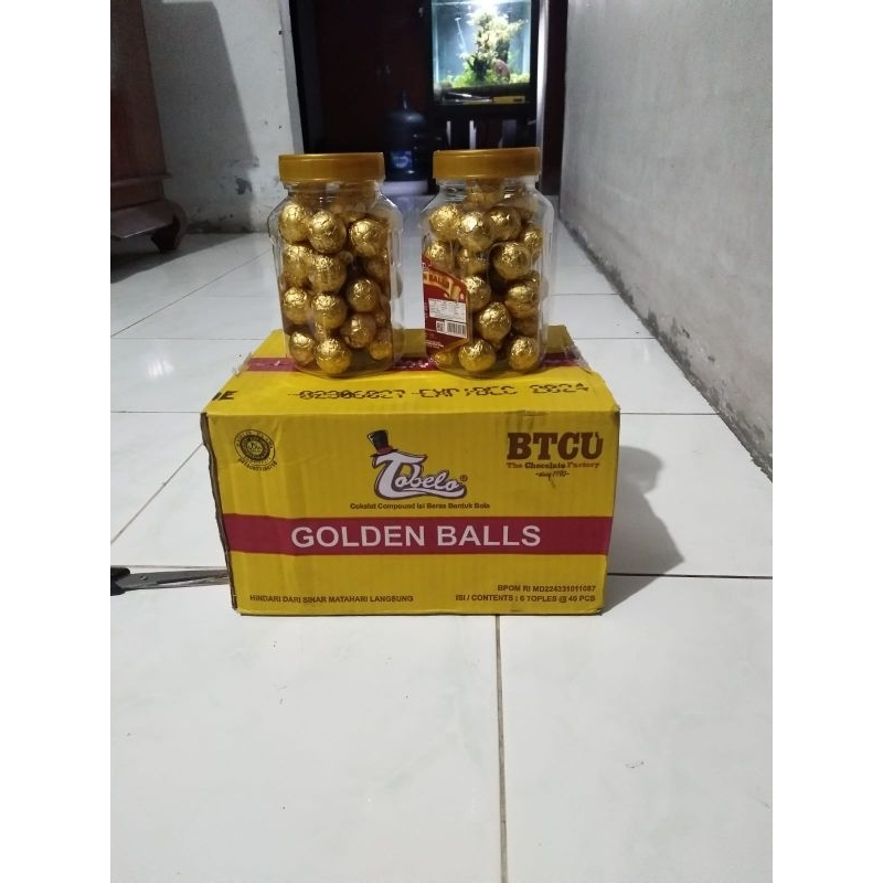 

Coklat Tobelo Golden Balls Isi 6 Toples