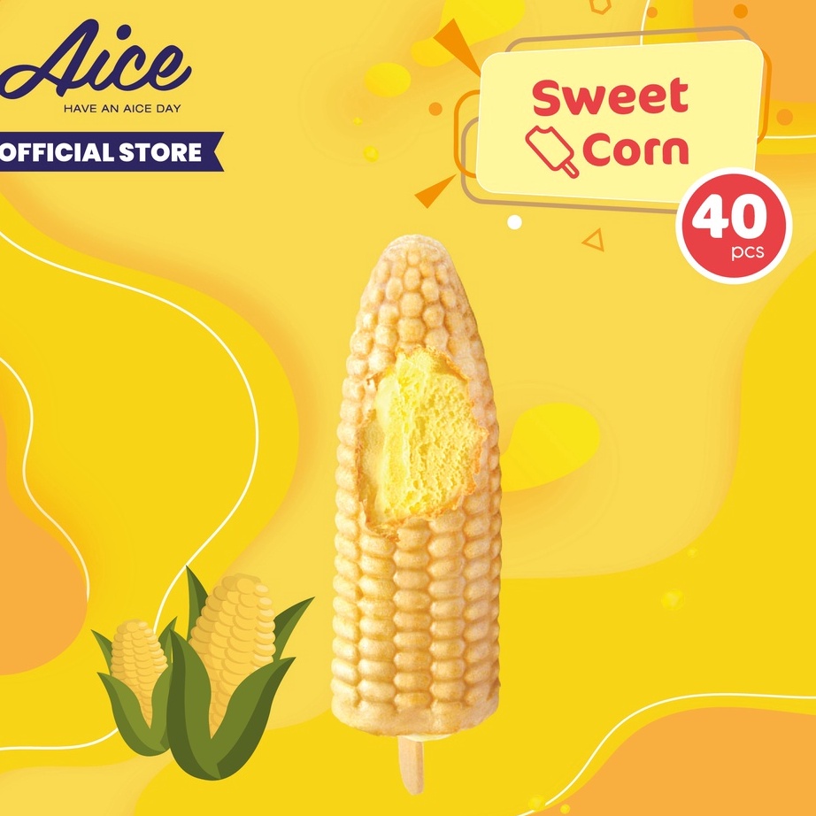 

MSFR9194 COD Aice Ice Cream Sweet Corn 1 karton 4 pcs