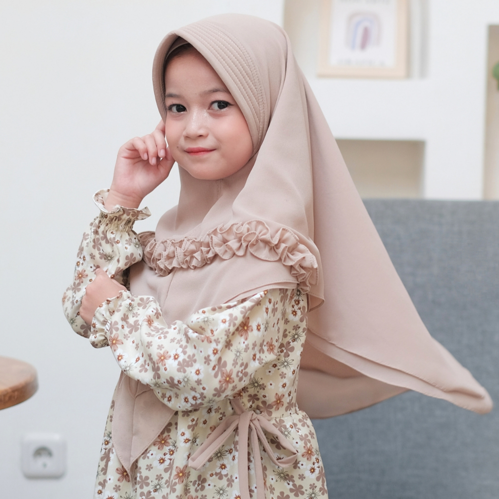 Stelan Tanggung 8-9Thn Satuset Bju Anak Lbaran Tunik Pakaian Ngaji 2In1 Bocah Celana Baju Setelan Ba