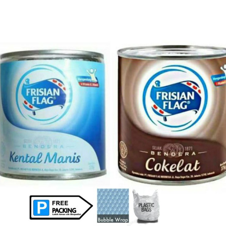 

WQSF773 Terlaku Susu Bendera Kental Manis Frisian Flag Kaleng 37gr Putih Cokelat TOP