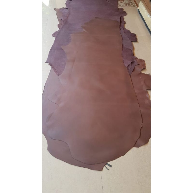 Bahan Kulit Sapi Asli Lembaran jenis Pull up ukuran kecil