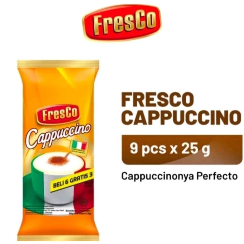 

FRESCO CAPPUCCINO KEMASAN POUCH ISI 9 SACHET