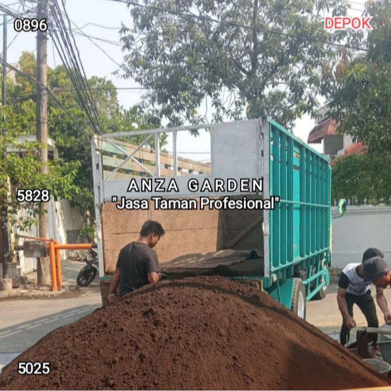Tanah Lembang ke Depok TANAH SUBUR LEMBANG Tanah Lembang Truk Engkel 8 Kubik