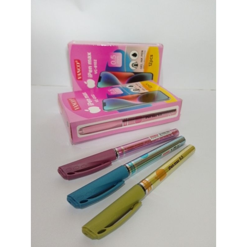 

pulpen gel vanco / VC- 8102 Ipen max tersedia satu pack 12pcs harga grosir termurah