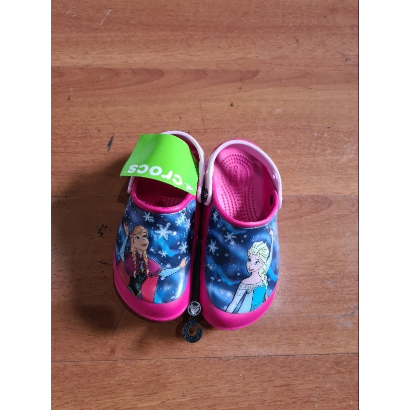 CROCS FROZEN LED KIDS SANDAL LAMPU ANAK IMPORT