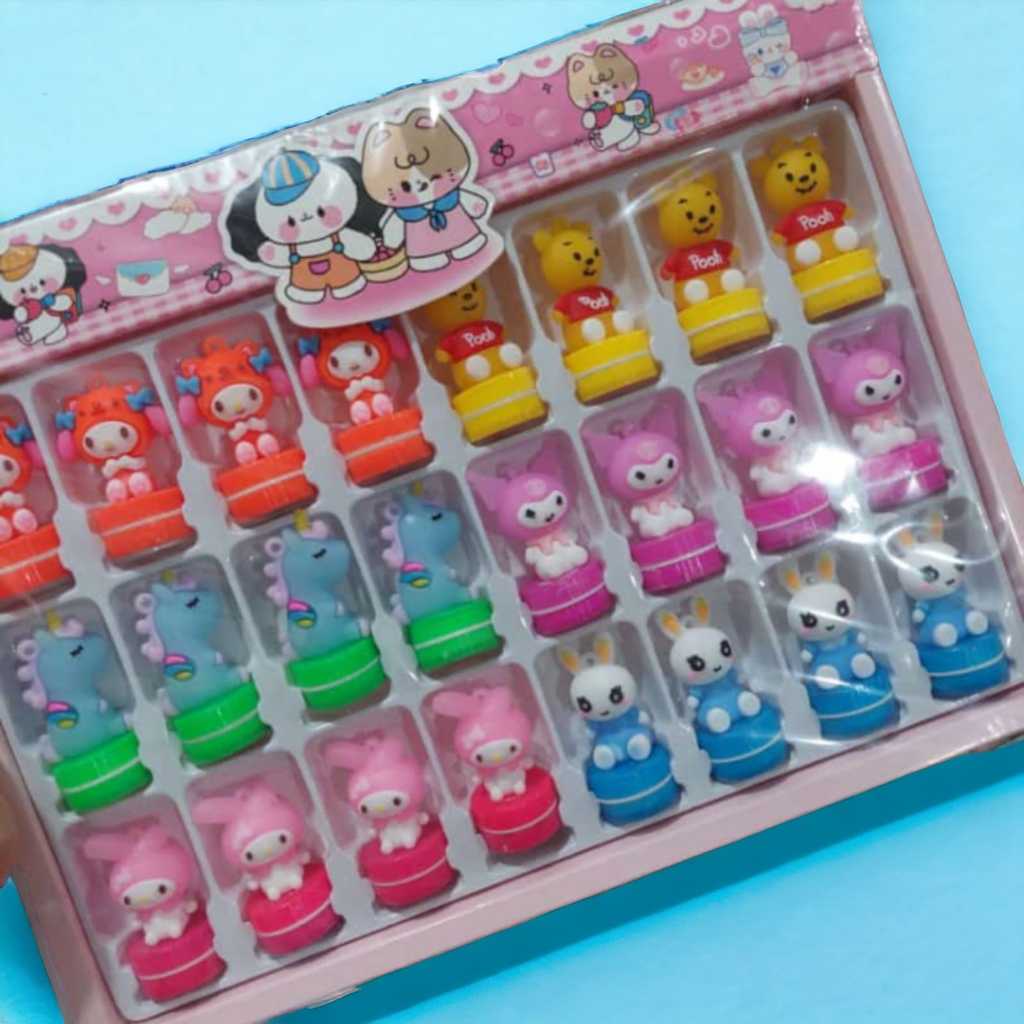

Mainan Stempel Sanrio / Mainan Anak Mini Stamp Stempel Tinta Cap Lucu