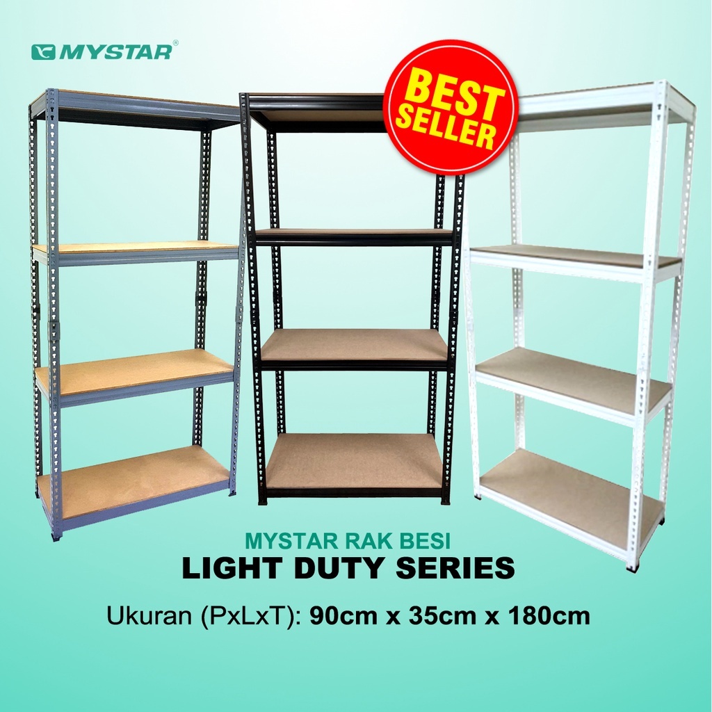 RAK TANPA BAUT MYSTAR LIGHT DUTY SERIES 4 LEVEL