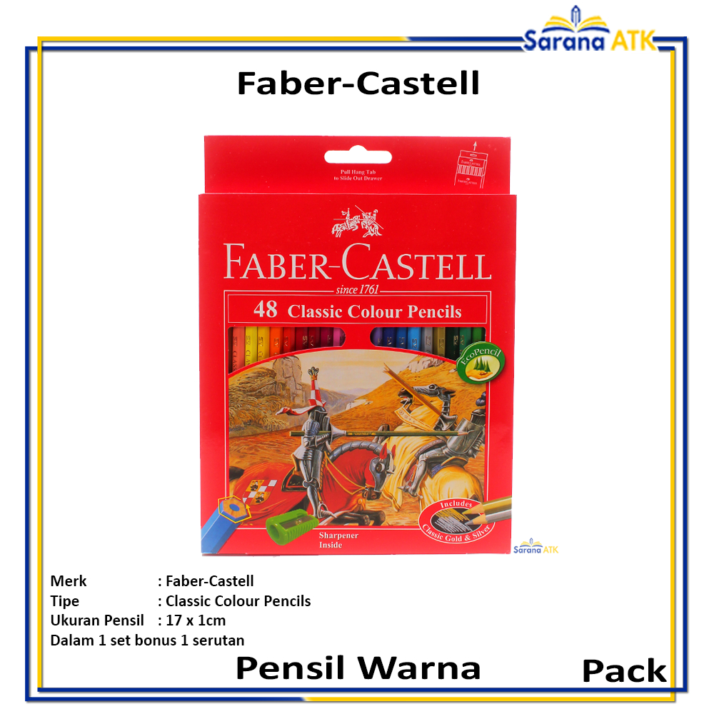 

Faber-Castell – Pensil Warna 48 Classic – Pack