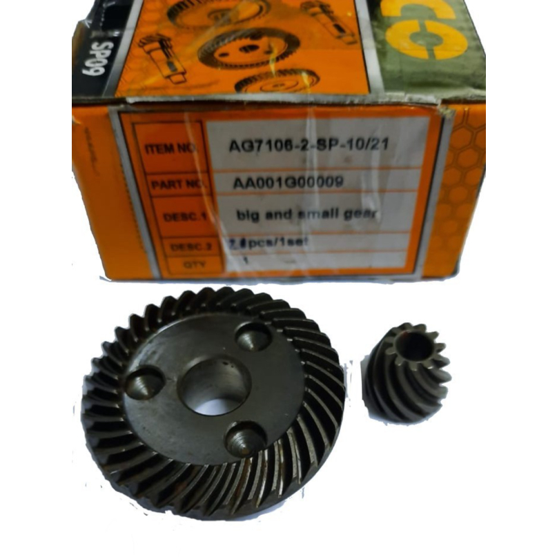 GEAR BesarKecil UNTUK MESIN GERINDA 4 INGCO AG7106-2  AG8006-2 Original