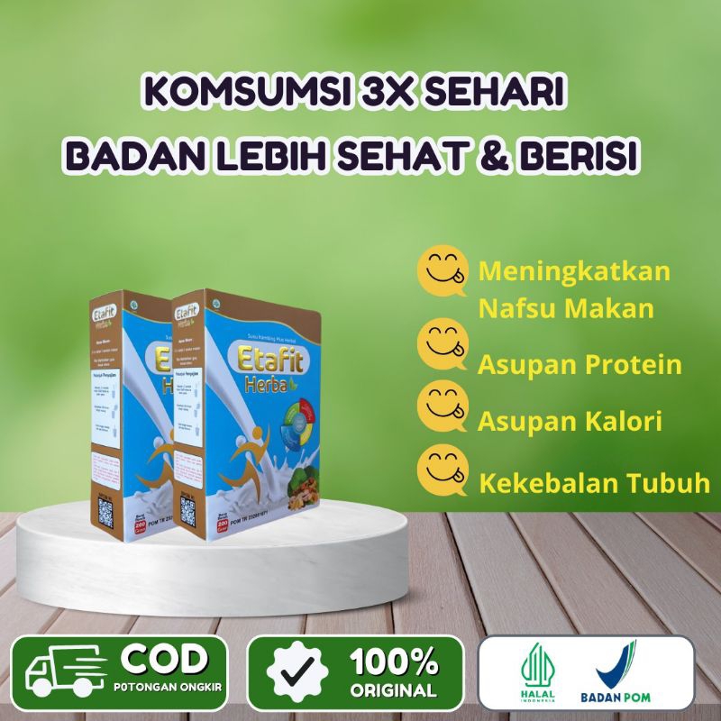 

PROMO COD Susu Etawa Herbal ETAFIT HERBA ORI