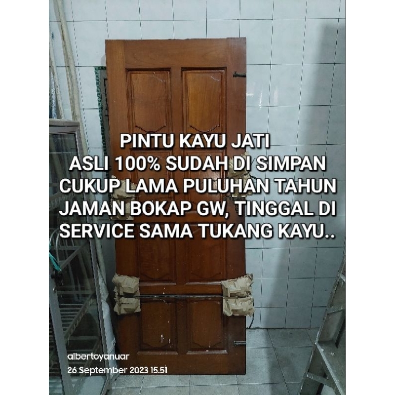 PINTU KAYU JATI