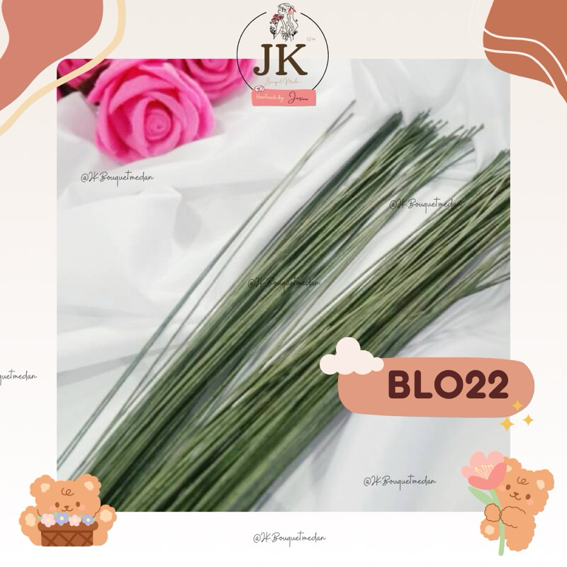 ACC000011 Kawat tangkai / kawat bunga No. 20/ kawat buket / Kawat ikat uang