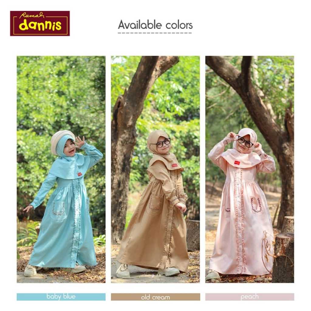 Baju Muslim Dannis Anak Perempuan JKPL0407