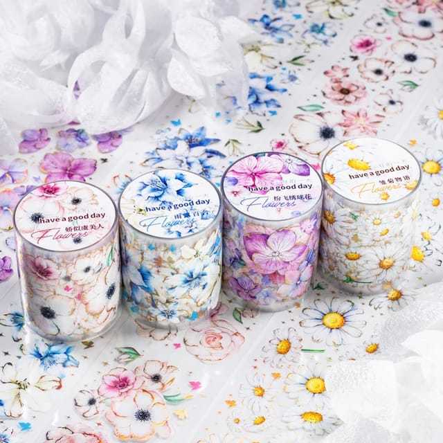 

Pet Tape Flowers Series Literature (Full Roll 2M)
