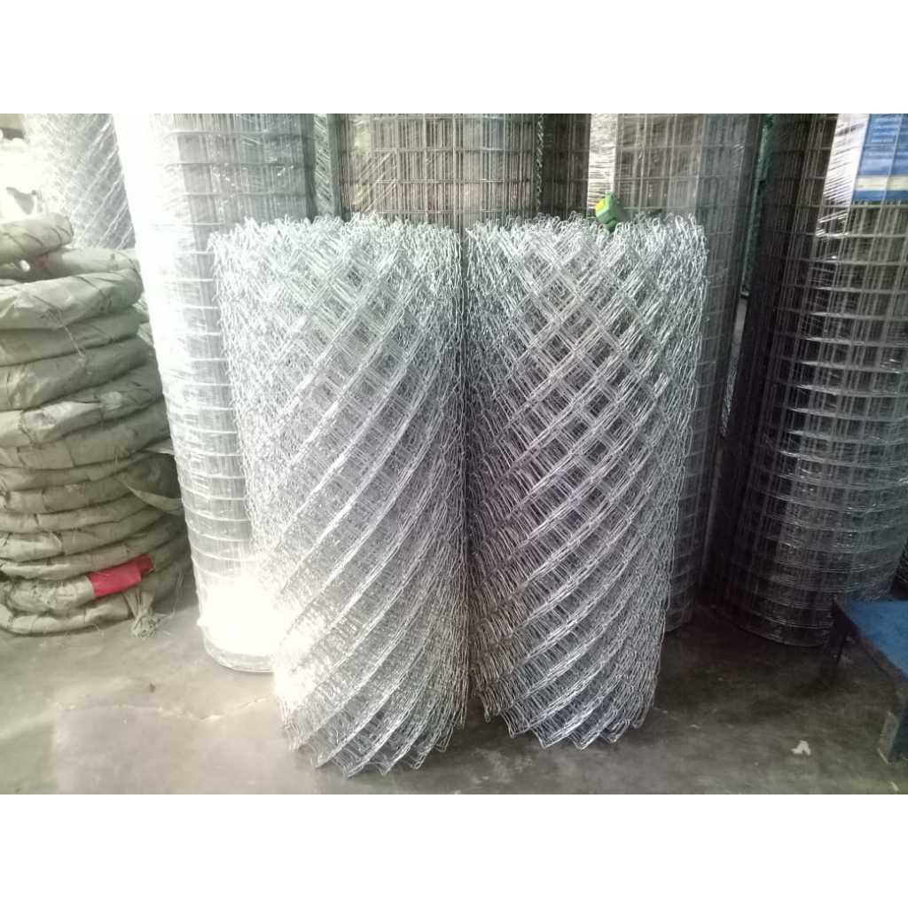 Kawat Harmonika Galvanis Tebal 2,1 mm Tinggi 1 meter x 25 m harga per roll