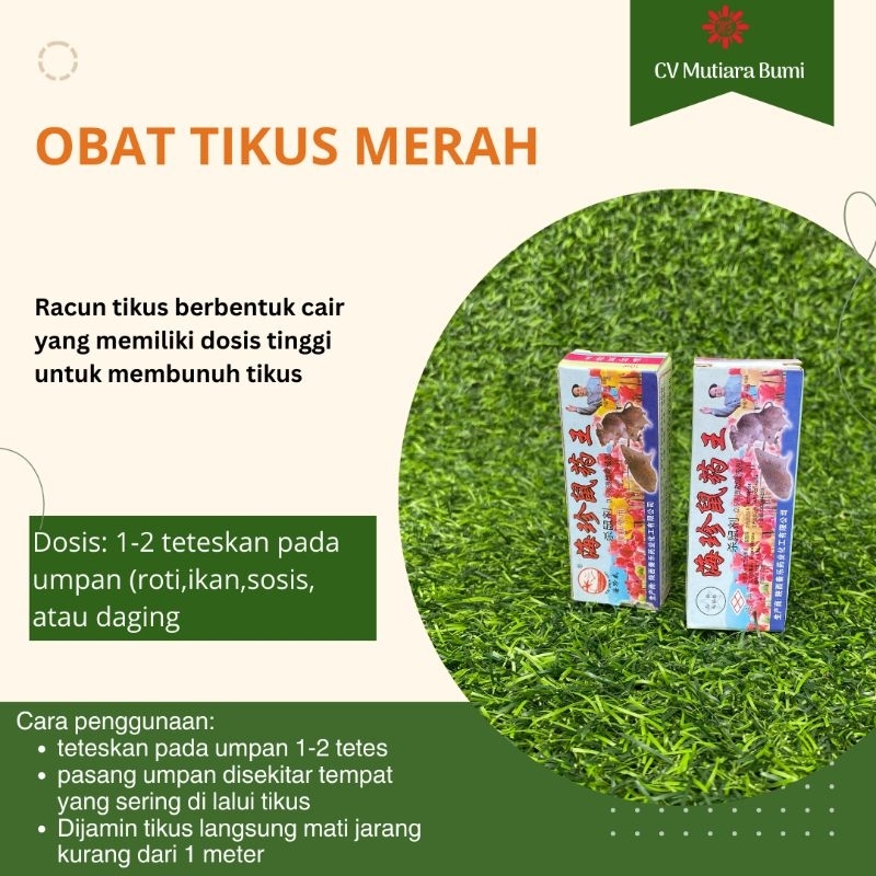 PESTISIDA | INSEKTISIDA | OBAT TIKUS MERAH