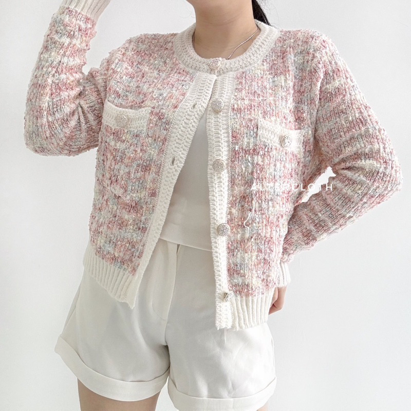 alter.cloth - RIYEN CARDI | Atasan Wanita Lengan Panjang Longsleeve Kardigan Korea Fashion Knitwear 