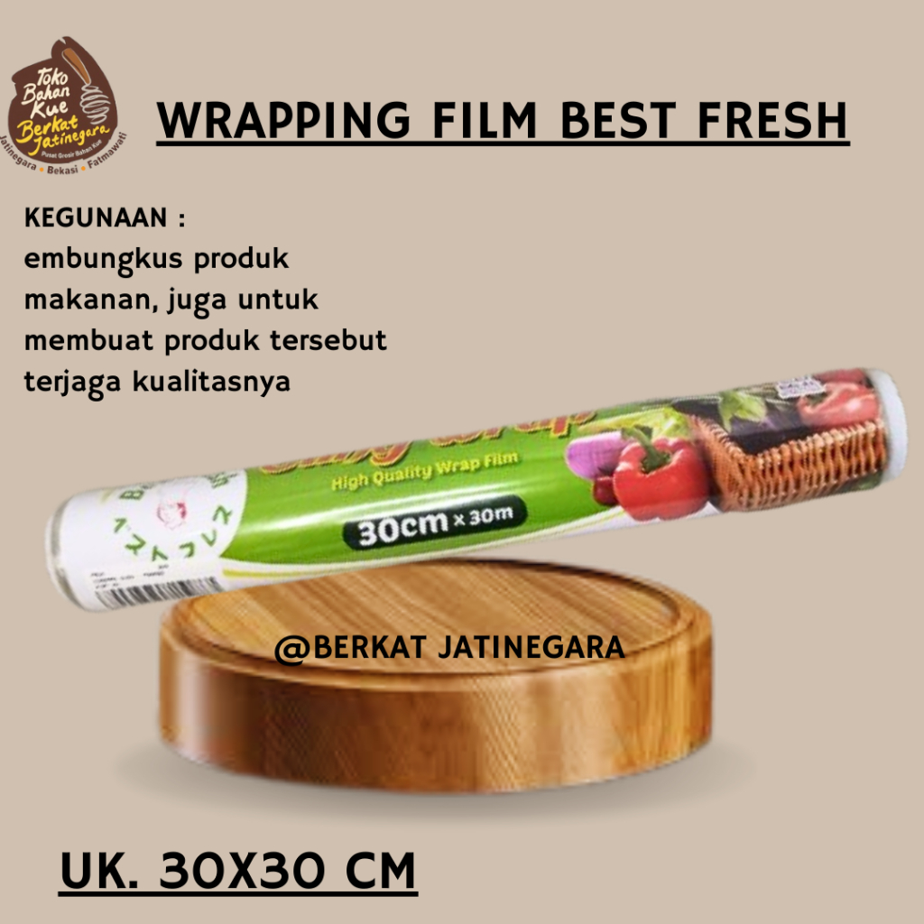 WRAPPING FILM BEST FRESH / PLASTIK PEMBUNGKUS MAKANAN / WRAPPING