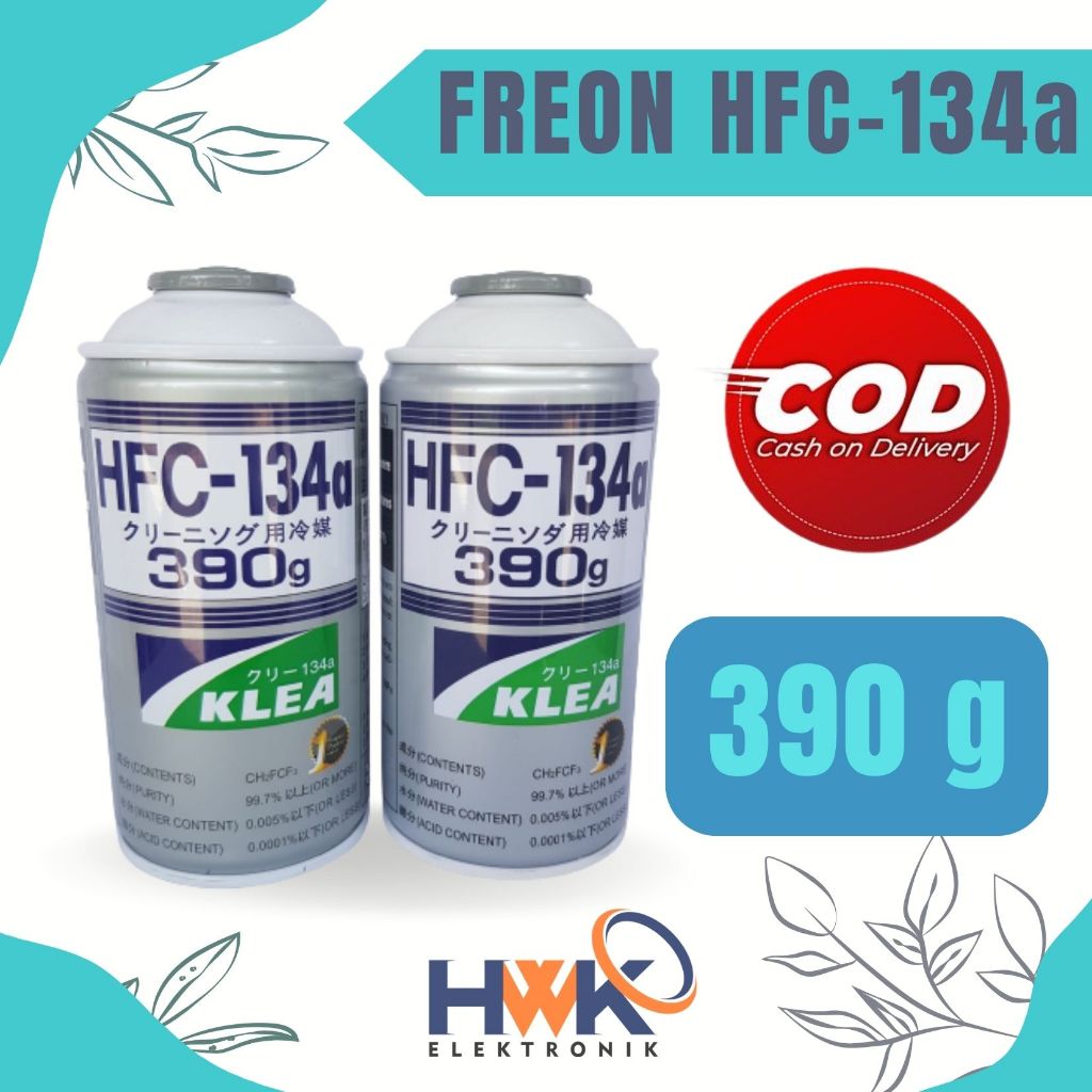 FREON KLEA HFC-134a FREON-134a iSI AC PEDINGIN R134A R134 KALENG INEOS-134a 390gram REFRIGERANT 390G