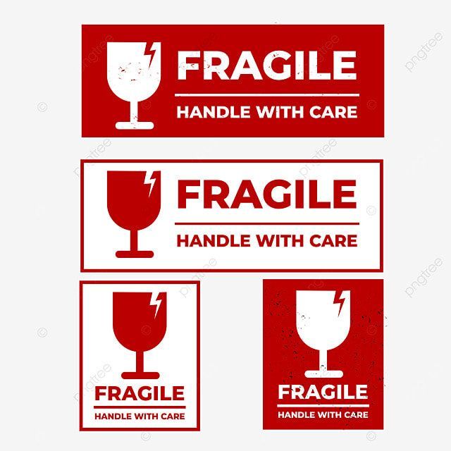 

LABEL PENGIRIMAN FRAGILE / STIKER LABEL PENGIRIMAN OLSHOP / STIKER LABEL CUSTOM MURAH-FRAGILE