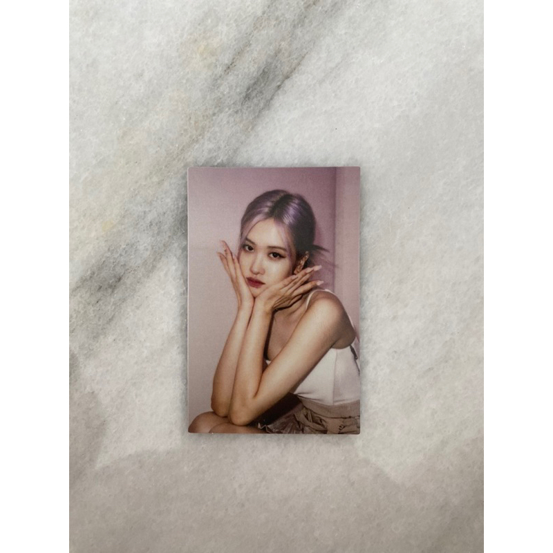 Rose the album official photocard