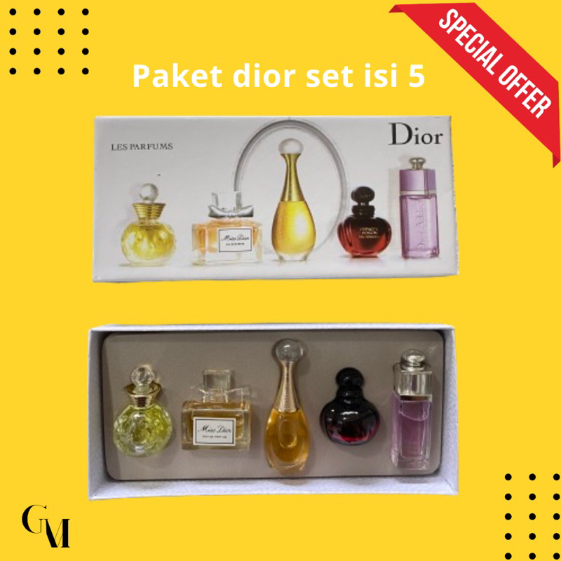 PARFUM GIFT SET DIOR 5x5 ML
